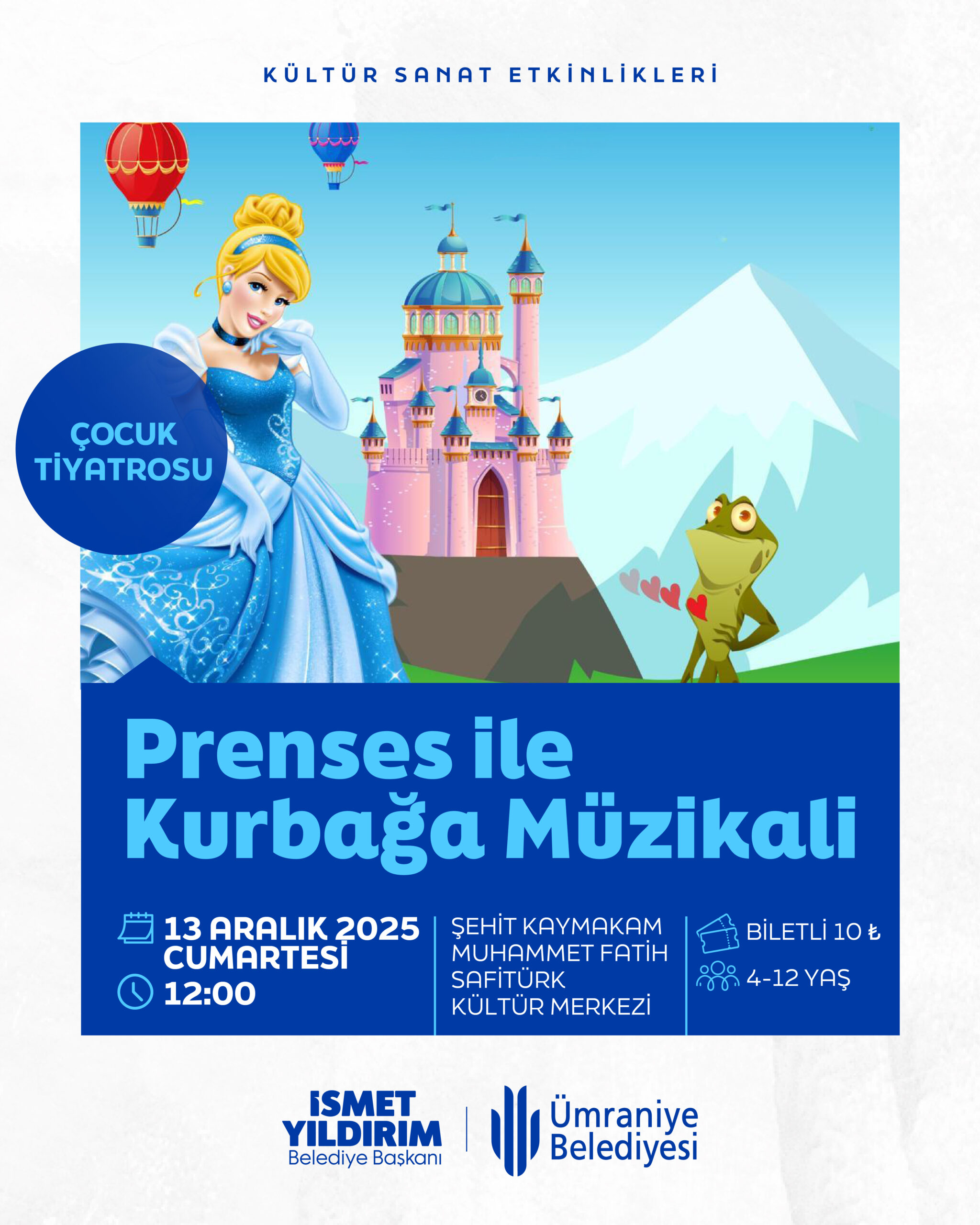 PRENSES ile KURBAĞA MÜZİKALİ