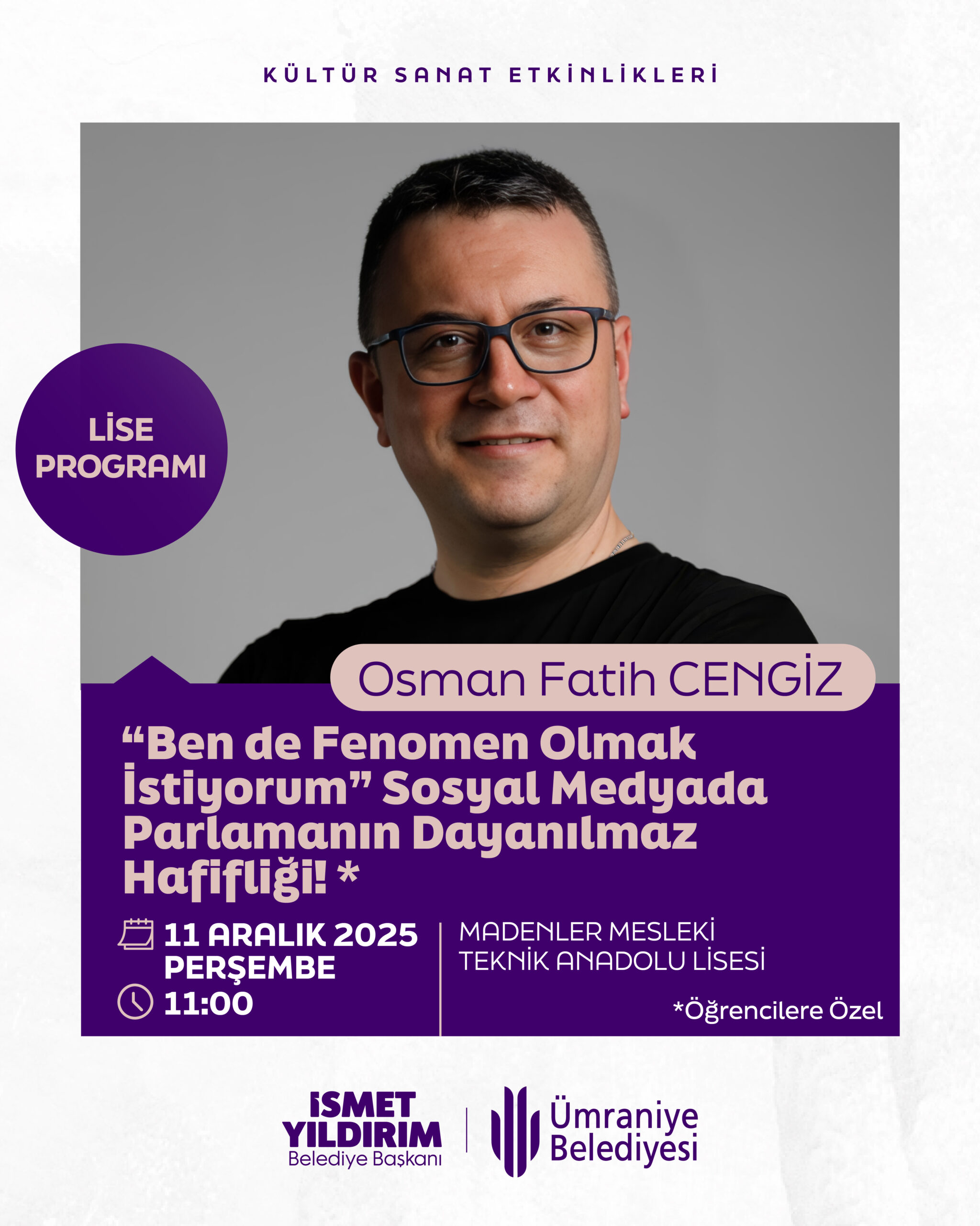 Osman Fatih CENGİZ-Ben de Fenomen Olmak İstiyorum-Sosyal Medyada Parlamanın Dayanılmaz Hafifliği!