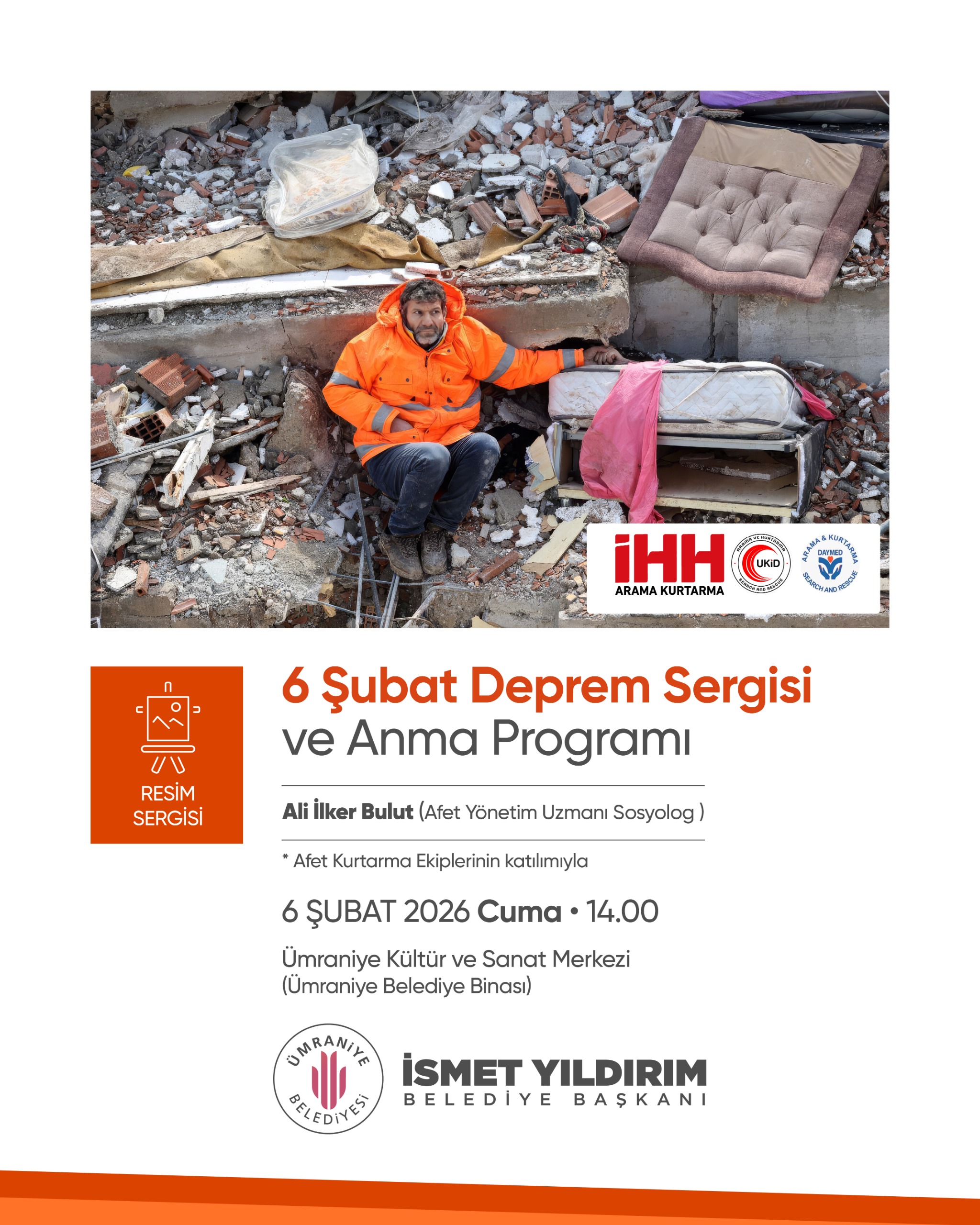 6 Şubat Deprem Sergisi ve Anma Programı